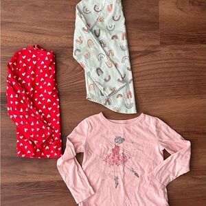 Bundle of 3 long sleeve Shirts, 4t